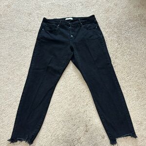 EUC Curvy Skinny Jeans with chewed hem